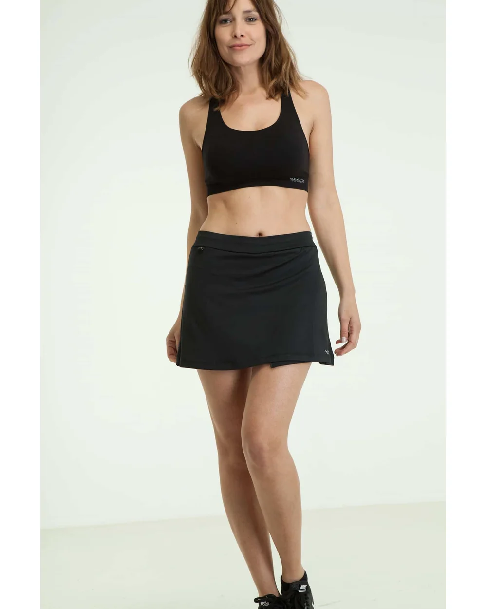 Pollera con Short Black
